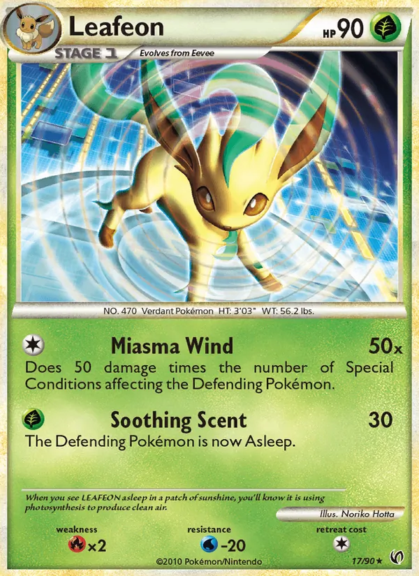 Leafeon, Undaunted 017/090