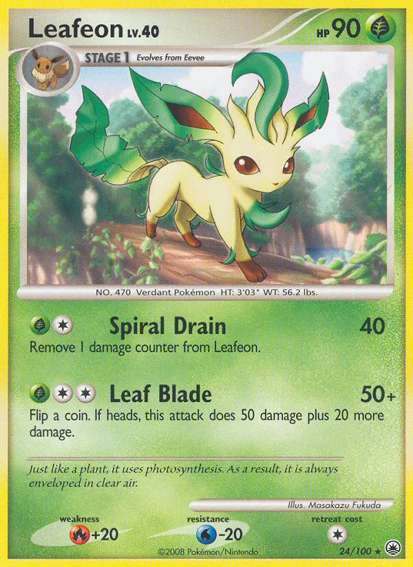 Leafeon, Majestic Dawn 024/100