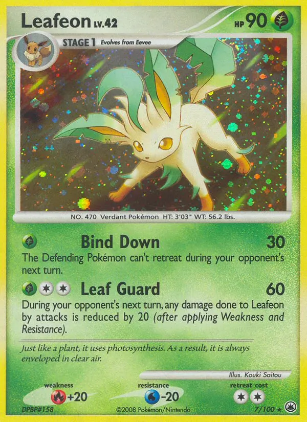Leafeon, Majestic Dawn 007/100