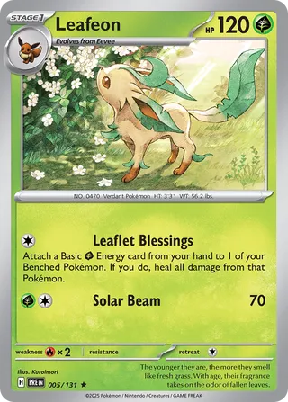 Leafeon, Prismatic Evolutions 005/131