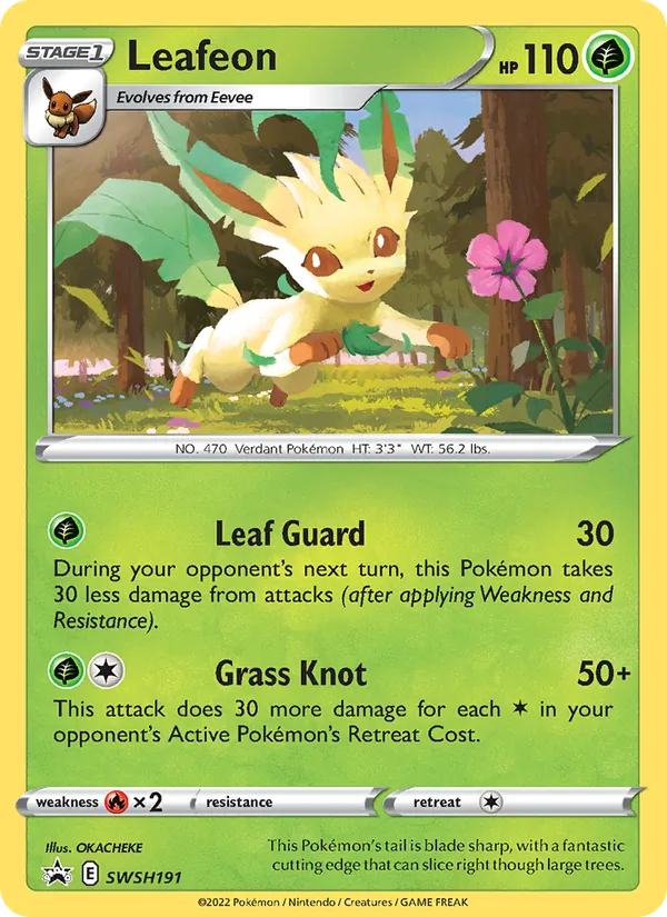 Leafeon, SWSH Black Star Promos SWSH191/307