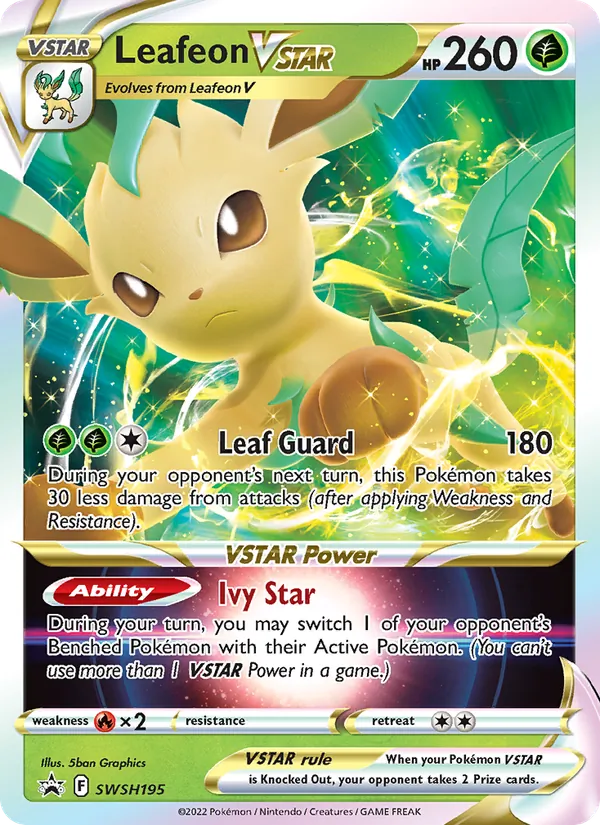 Leafeon VSTAR, SWSH Black Star Promos SWSH195/307