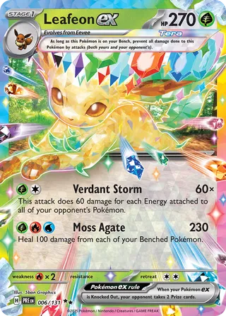 Leafeon EX, Prismatic Evolutions 006/131
