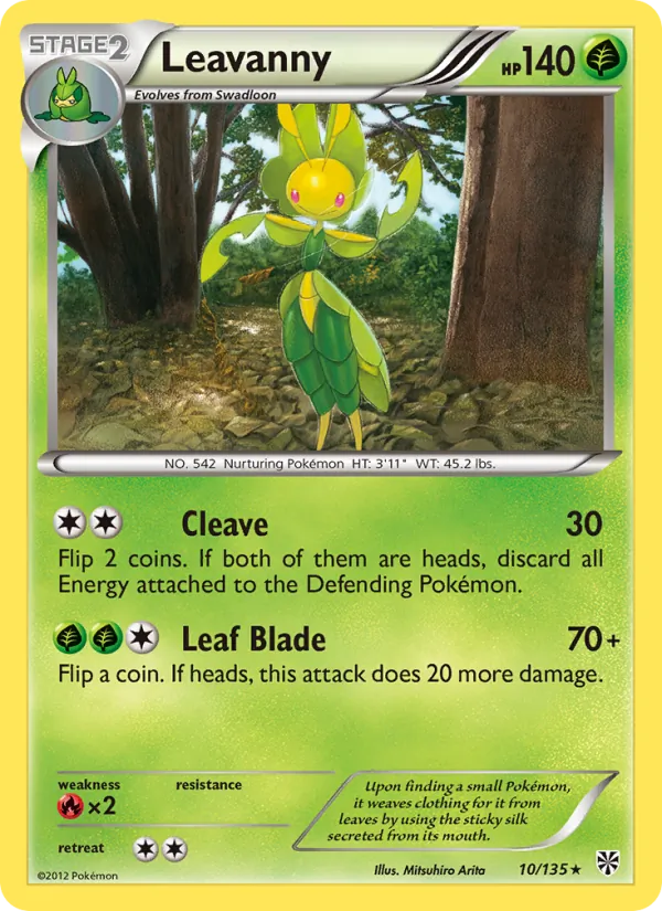 Leavanny, Plasma Storm 010/135