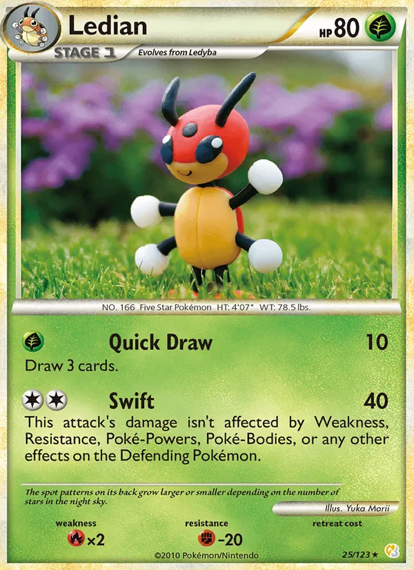 Ledian, HeartGold & SoulSilver 025/123