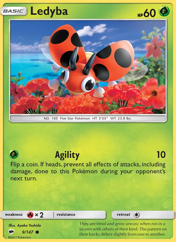 Ledyba, Burning Shadows 009/147
