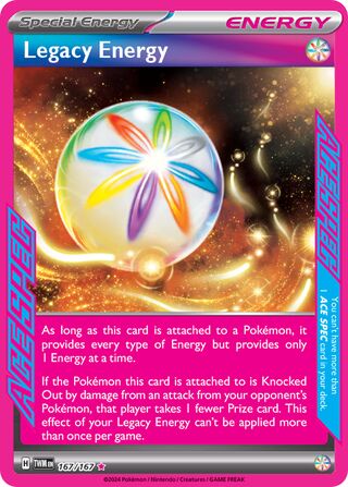 Legacy Energy, Play! Pokémon Prize Pack Series Six 167/167
