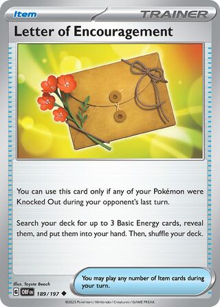Letter of Encouragement, Gym Series One 189/197