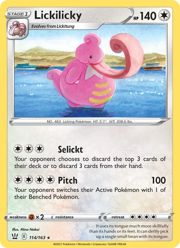 Lickilicky, Battle Styles 114/163