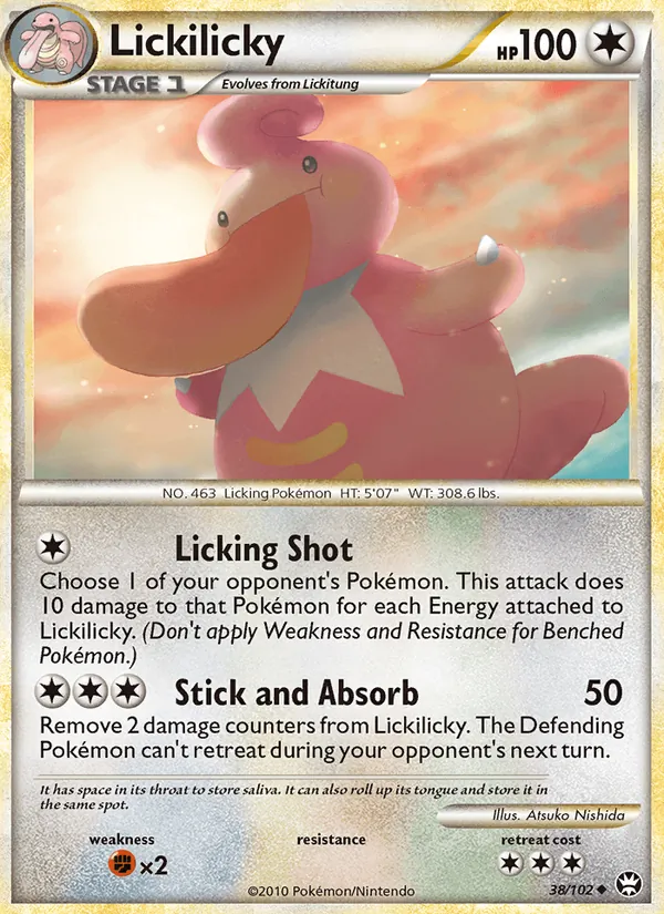 Lickilicky, Triumphant 038/102