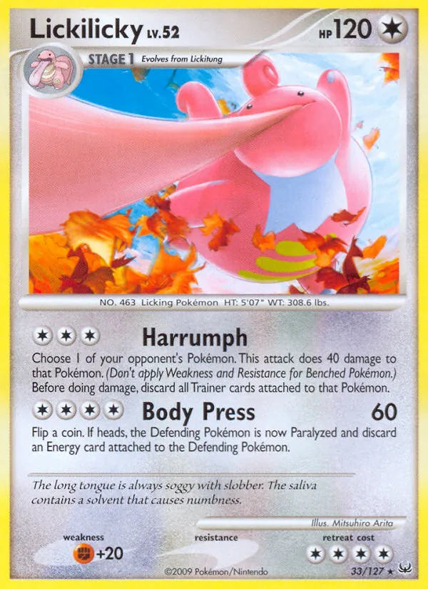 Lickilicky, Platinum 033/127