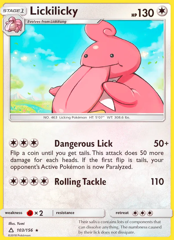 Lickilicky, Ultra Prism 103/156
