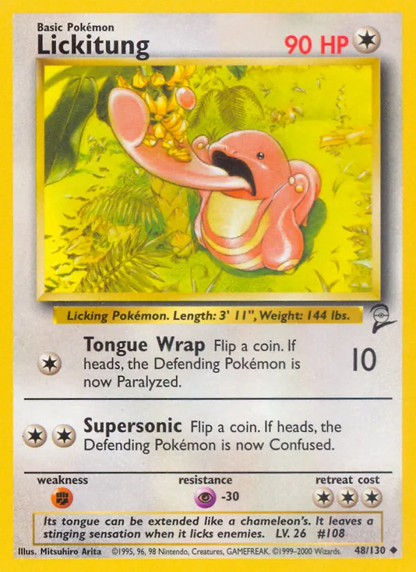 Lickitung, Base Set 2 048/130