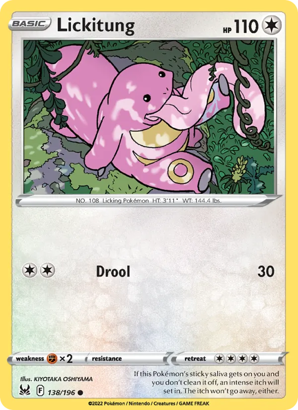 Lickitung, Lost Origin 138/196