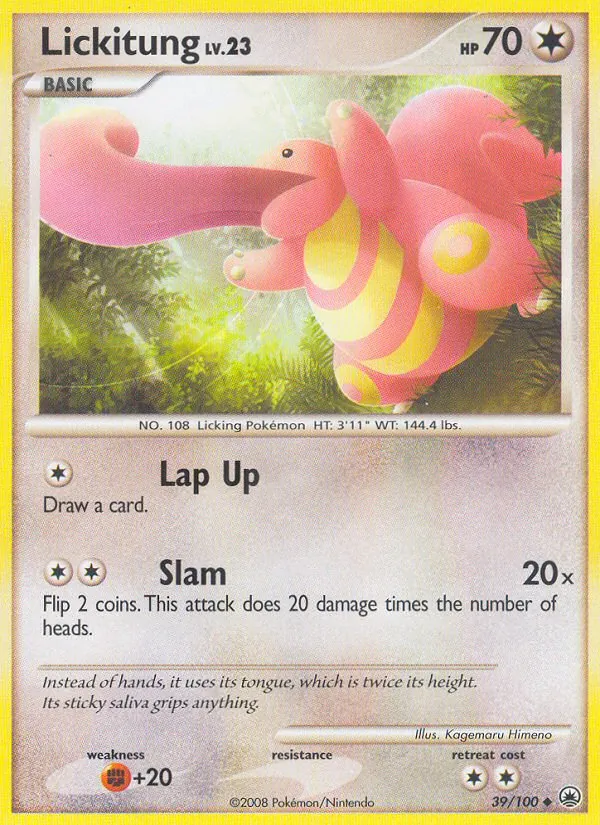 Lickitung, Majestic Dawn 039/100