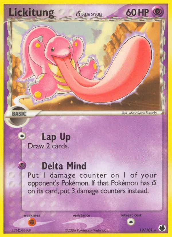 Lickitung δ, Dragon Frontiers 019/101