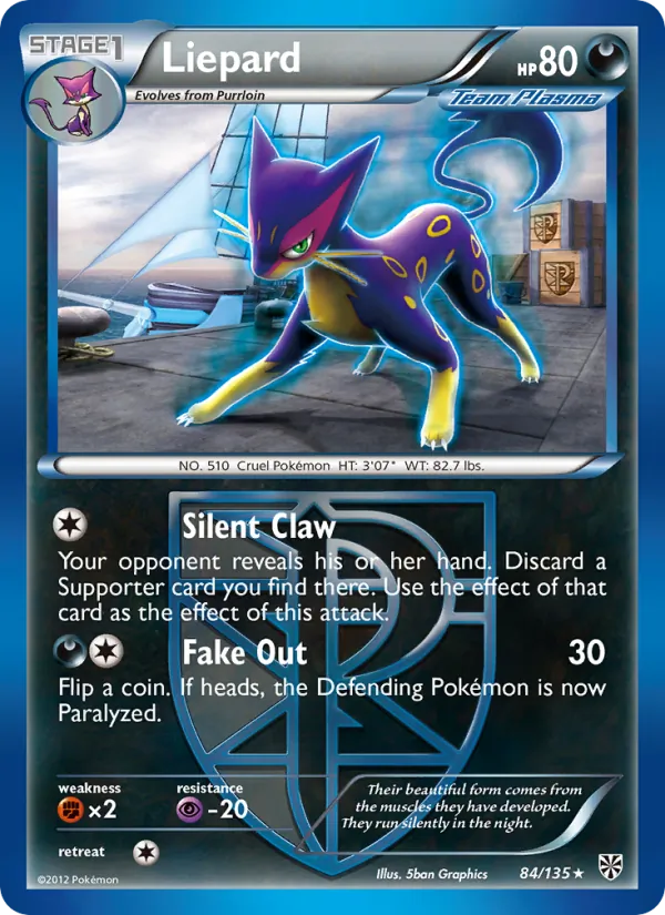 Liepard, Plasma Storm 084/135