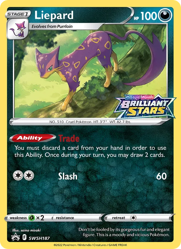 Liepard, SWSH Black Star Promos SWSH187/307