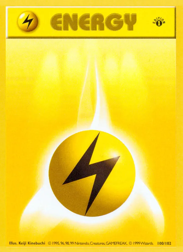 Lightning Energy, Base Set 100/102