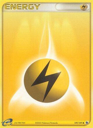 Lightning Energy, WC Deck 2004 (Blaziken Tech) 109/109