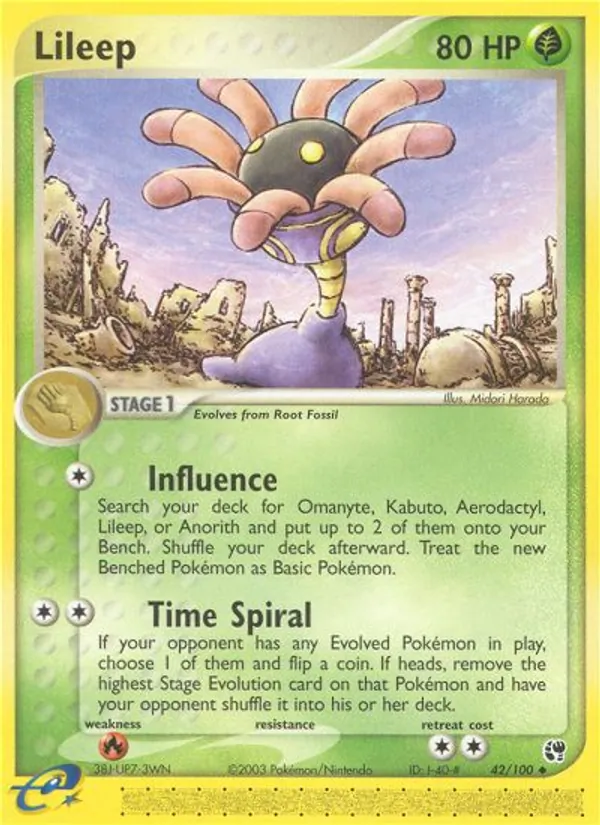 Lileep, Sandstorm 042/100
