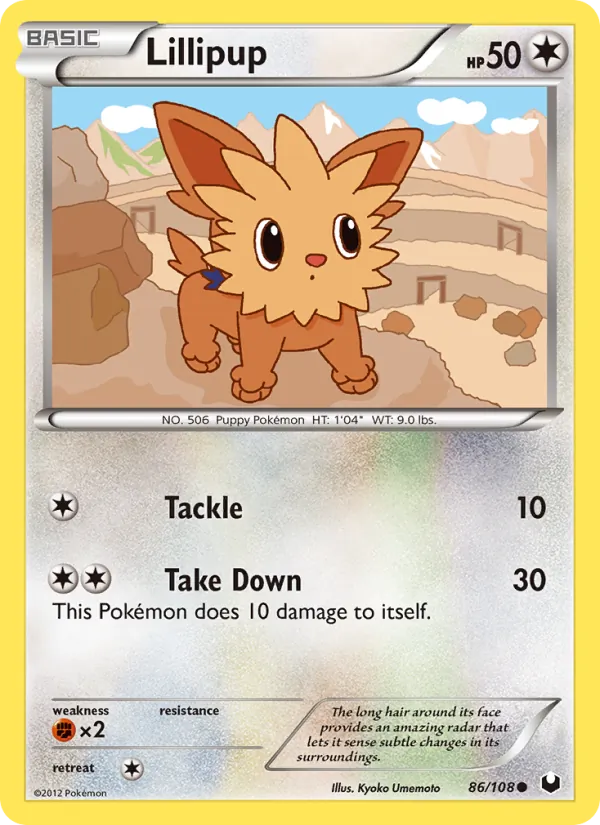 Lillipup, Dark Explorers 086/108