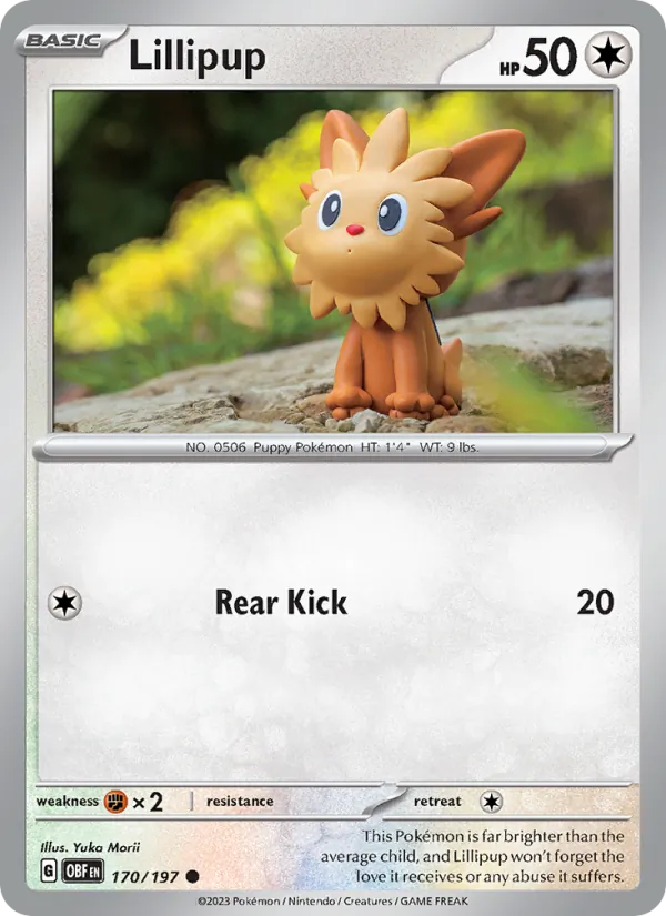 Lillipup, Obsidian Flames 170/197