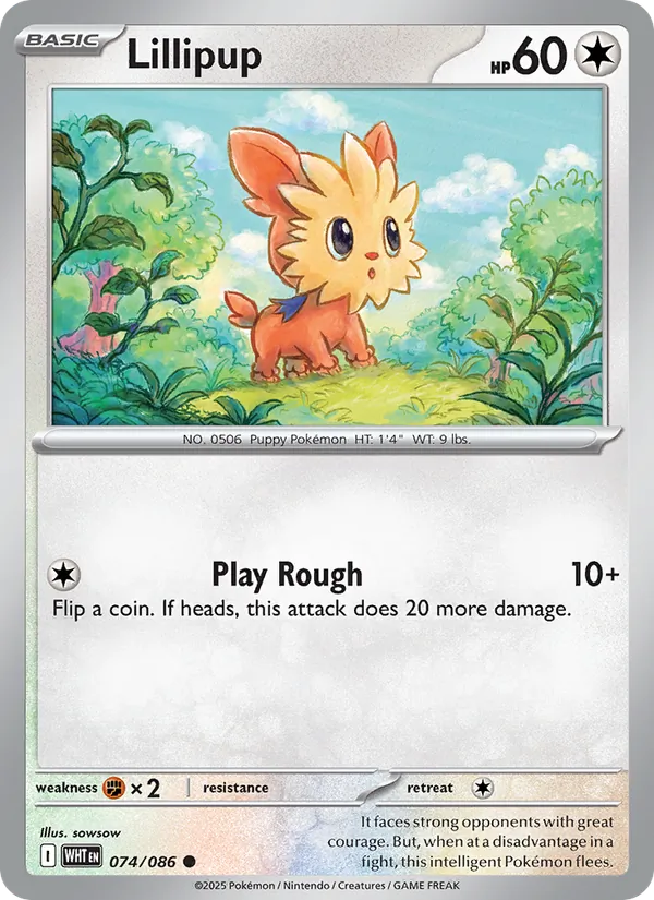 Lillipup, White Flare 074/086