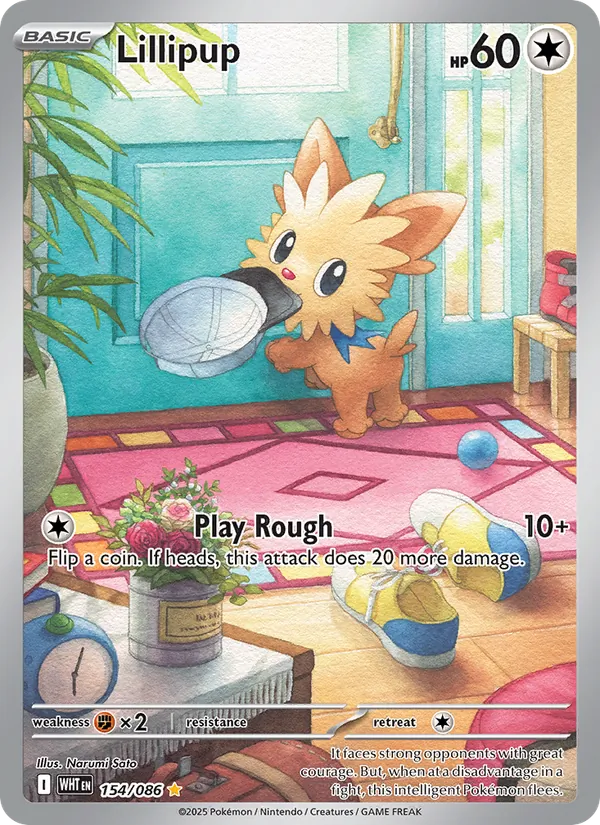 Lillipup, White Flare 154/086