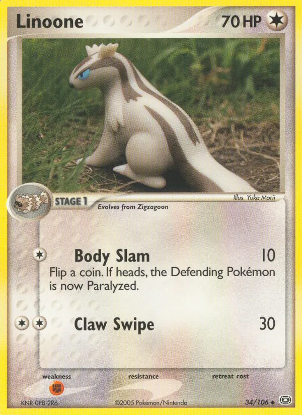 Linoone, Emerald 034/106