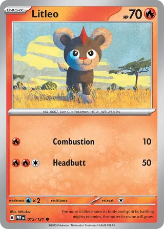 Litleo, Prismatic Evolutions 015/131