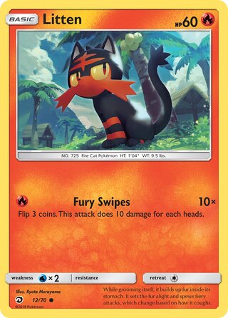 Litten, Dragon Majesty 012/070