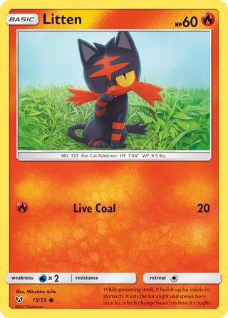 Litten, Shining Legends 015/073