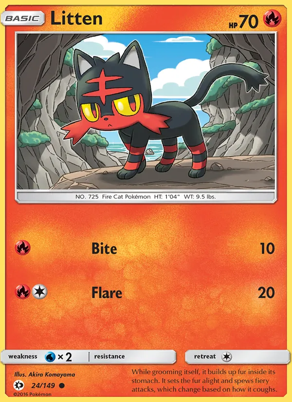 Litten, Sun & Moon 024/149