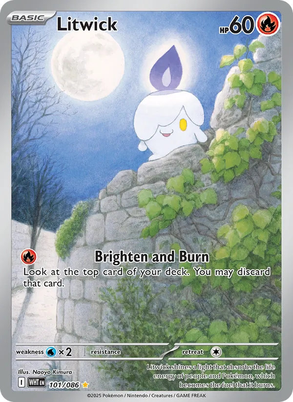 Litwick, White Flare 101/086