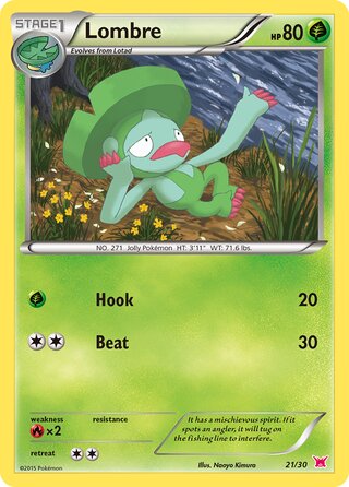 Lombre, XY trainer Kit (Latias) 021/030