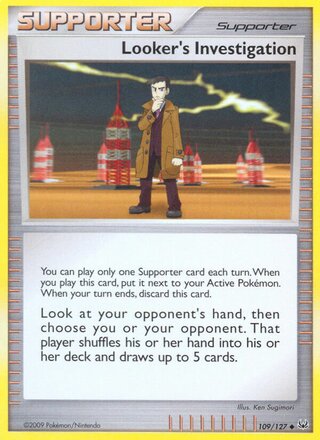Looker's Investigation, WC Deck 2010 (Boltevoir) 109/127
