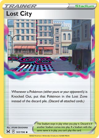Lost City, Play! Pokémon Prize Pack Series Four 161/196