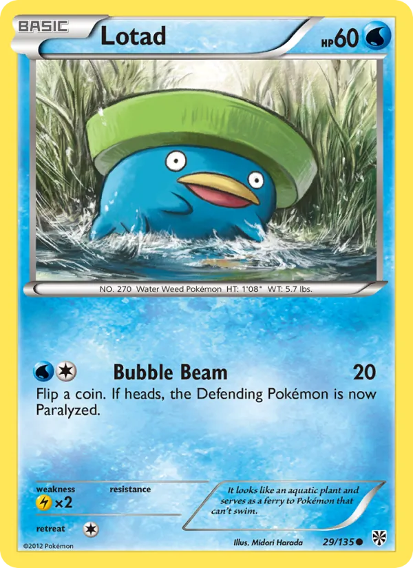 Lotad, Plasma Storm 029/135