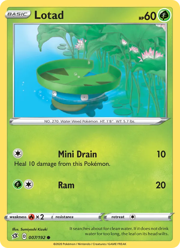 Lotad, Rebel Clash 007/192