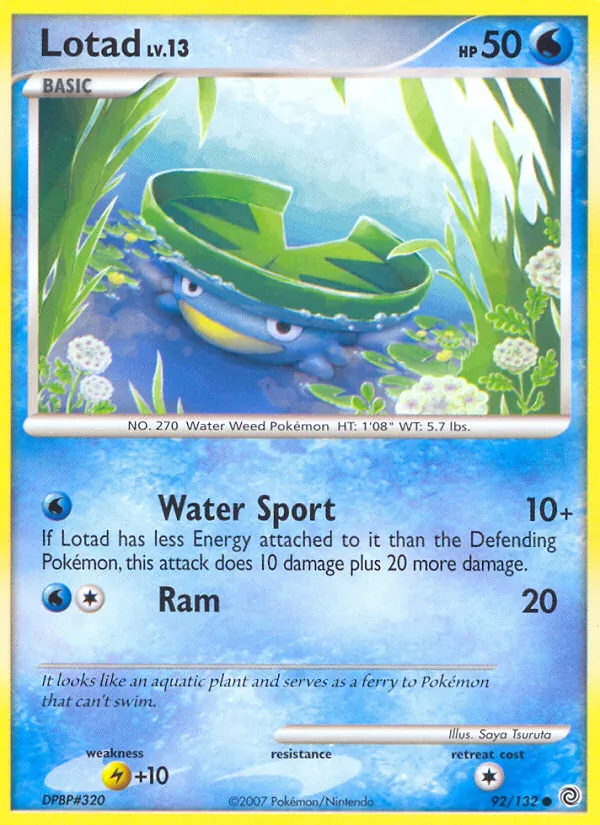Lotad, Secret Wonders 092/132