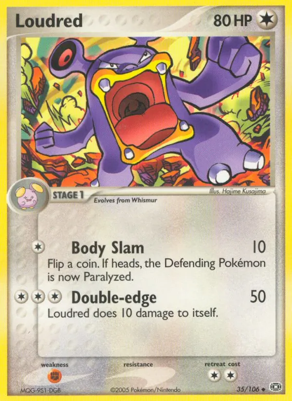 Loudred, Emerald 035/106