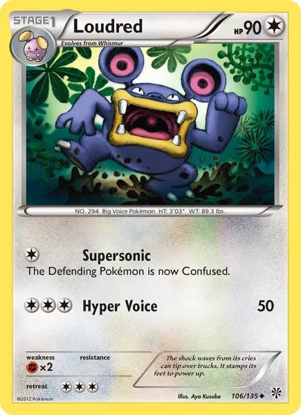 Loudred, Plasma Storm 106/135