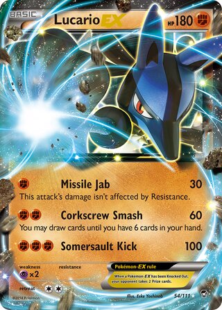 Lucario-EX, WC Deck 2015 (The Flying Hammer) 054/111