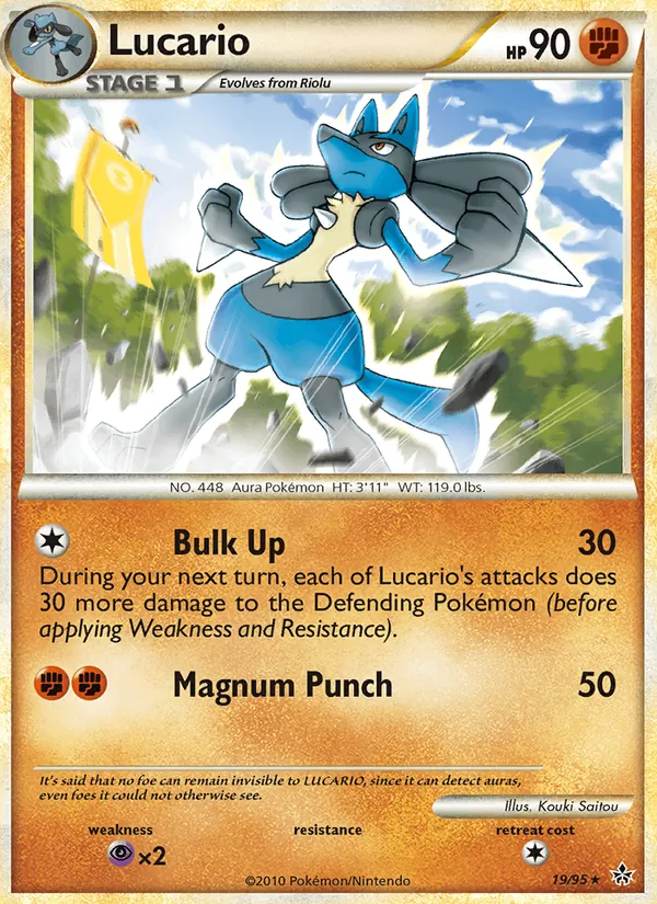 Lucario, Unleashed 019/095