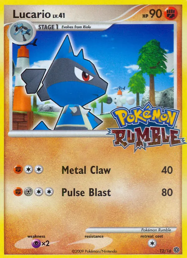 Lucario, Pokémon Rumble 012/016