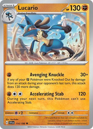 Lucario, Play! Pokémon Prize Pack Series Three 114/198