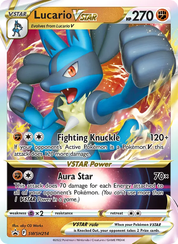 Lucario VSTAR, SWSH Black Star Promos SWSH214/307