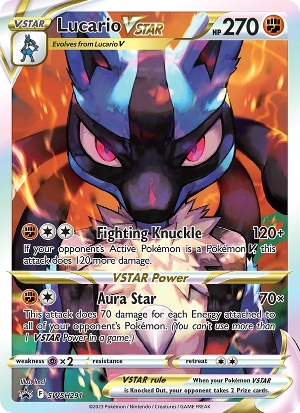 Lucario VSTAR, SWSH Black Star Promos SWSH291/307