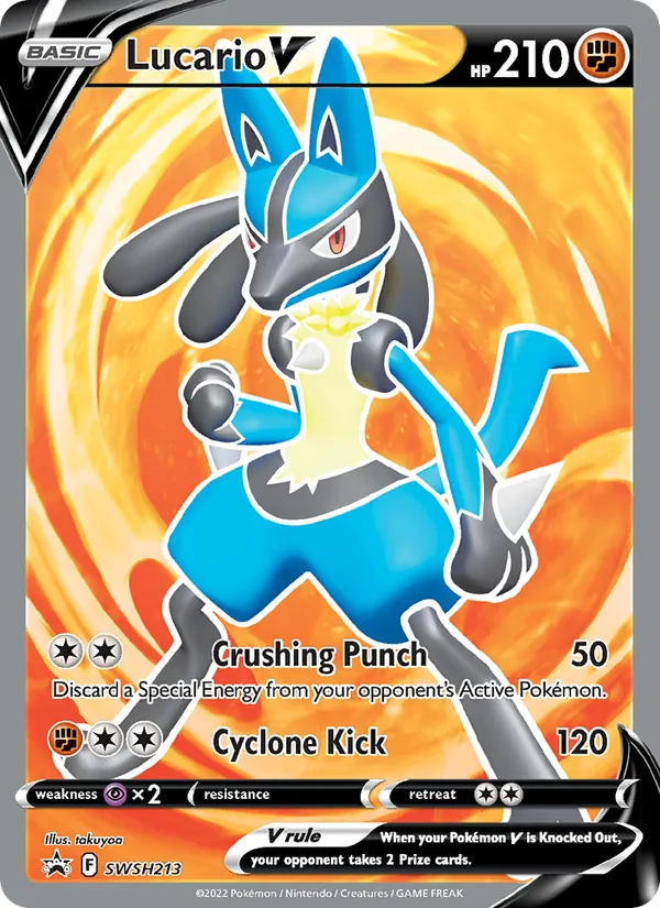 Lucario V, SWSH Black Star Promos SWSH213/307
